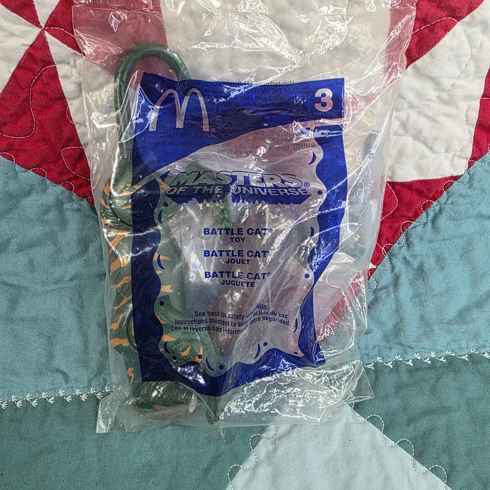 Vintage McDonalds Masters of the Universe Battle Cat Toy 2003